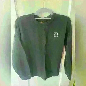 Aligned Black Graphic Rainbow Wording Long Sleeve Crew Neck Sweatshirt